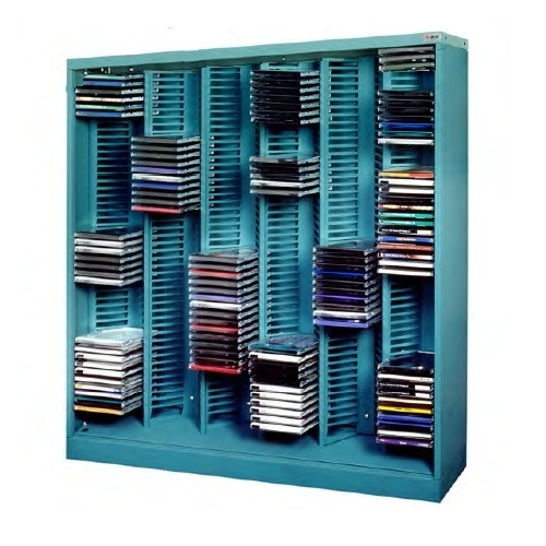 Media CD Storage Racks | CD Jewel Case Shelving Units | DVD Storage