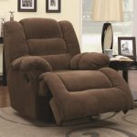 Brown Fabric Glider Recliner - Steal-A-Sofa Furniture Outlet Los Angeles CA