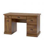 Better Homes and Gardens Computer Desk with Filing Drawers, Brown Oak -  Traveller Location