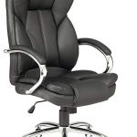 Ergonomic Home Office Chair, High Back PU Leather Computer Desk Chairs,  Task Rolling Swivel