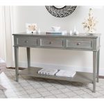 Safavieh Manelin Ash Gray Storage Console Table-AMH6641C - The Home Depot