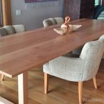 Solid Wood Contemporary Dining Table, Custom Made Dining Table
