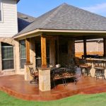 Stamped Concrete Covered Patio Perfection