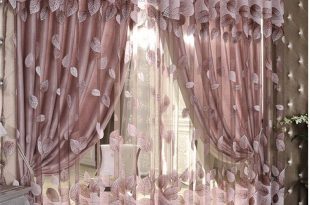 2019 Luxury Modern Leaves Designer Curtain Tulle Window Sheer Curtain For  Living Room Bedroom Kitchen Window Screening Panel P347Z30 From Herbertw,