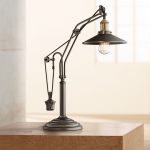 Emile Oiled Rubbed Bronze Industrial Desk Lamp