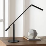 Gen 3 Equo Daylight LED Black Desk Lamp with Touch Dimmer