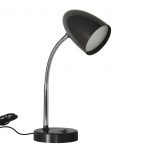 Mainstays 3.5 Watt LED Desk Lamp, Flexible Gooseneck, Black - Traveller Location