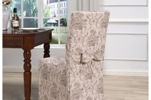 Box Cushion Dining Chair Slipcover