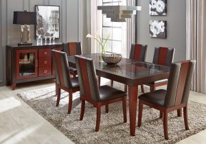 Sofia Vergara Savona Chocolate 5 Pc Rectangle Dining Room - Dining Room Sets  Dark Wood