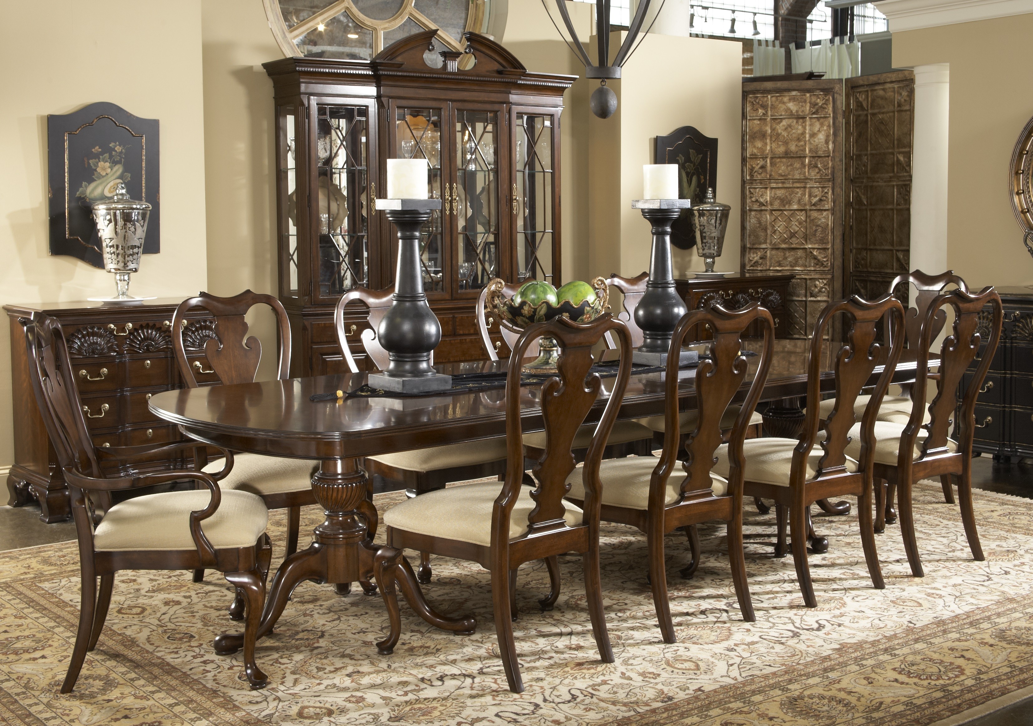 Buy American Cherry Fredericksburg Dining Table Table by Fine Furniture  Design from www.Traveller Location. Sku: 1020-818-819