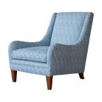 Zoom image Cole Armchair Traditional, Transitional, MidCentury Modern,  Wood, Upholstery Fabric, Armchairs Club