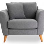 Kendall Grey Fabric Armchair