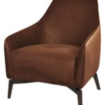 Zoom image Celine Armchair Contemporary, Transitional, MidCentury Modern,  Wood, Upholstery Fabric, Armchairs Club