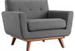 Engage Upholstered Fabric Armchair, Gray