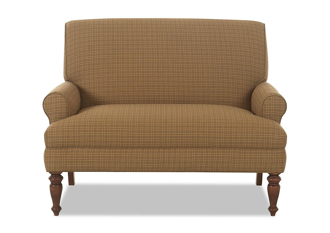 Teasdale Leigh Cafe Stationary Fabric Loveseat,Klaussner Home Furnishings