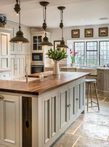 Make a Bold Statement With Farmhouse Lighting | kitchen inspiration