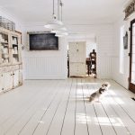 Bring a new look to old floors by painting them