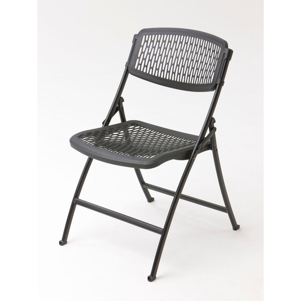 HDX Black Folding Chair