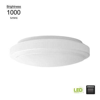 Round - Integrated LED - Flush Mount Lights - Lighting - The Home Depot