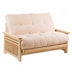 Akino Oak 2 Seat Futon Sofa Bed | UK wide delivery.