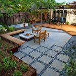 Inspiration for a small modern shade courtyard landscaping in Sacramento.