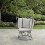 Florence Grey Swivel Chair