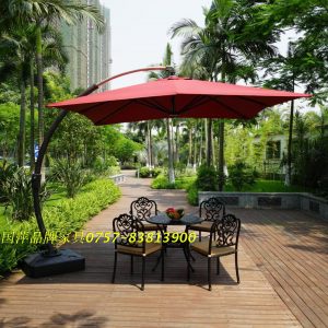 P003A Big Bend bend hanging umbrella umbrella large side garden umbrellas  outdoor umbrella