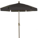 Traveller Location : FiberBuilt Umbrellas Garden Umbrella, 7.5 Foot Black Canopy  and Champagne Bronze Pole : Patio Umbrellas : Garden & Outdoor