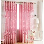 Pink Sheer Curtains For Girls Room
