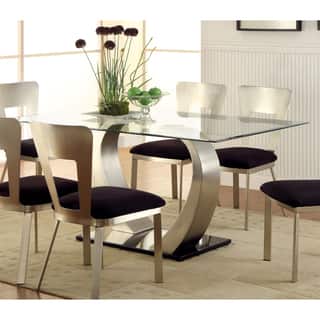 Glass Kitchen Dining Room Tables For Less Overstock Com Intended Table  Decor 0