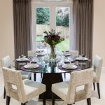 Decorative Dining Room Transitional Design Ideas For French Round Round Dining  Room Table Decorating Ideas Round