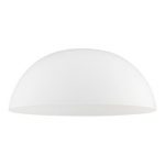 Satin White Glass Shade 13-Inch Wide 1.63-Fitter