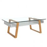 bonVIVO Designer Coffee Table Donatella, Modern Coffee Table for Living  Room, White Coffee Table