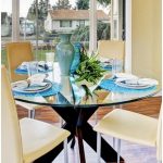 Round Ogee Tempered Glass Table Top