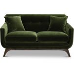Mid-Century Modern Olive Green Loveseat - Falkirk | RC Willey Furniture  Store