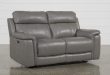 Dino Grey Leather Power Reclining Loveseat W/Power Headrest & Usb (Qty:  1) has been successfully added to your Cart.