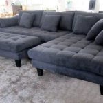 Amazon.com - 3pc New Modern Dark Grey Microfiber Sectional Sofa