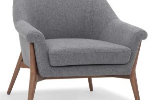 Charlize Occasional Chair Grey - Back. Create New Wish List