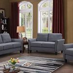 Amazon.com: Harper&Bright Designs 3 Piece Sofa Loveseat Chair