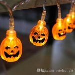 Halloween 3D Jack O Lantern Pumpkin String Lights 20 LED 2M Holiday