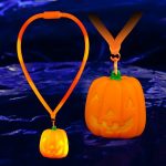 LED Light Up Pumpkin Lanyard | Pumpkin Lanyard | Halloween Pumpkin