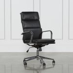 Moby Black High Back Office Chair - 360