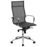 Elegant Office Chair High Conrad High Back Modern Office Chair Black