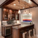 Rustic Meets Modern Home Bar Designs
