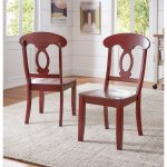 HomeSullivan Sawyer Rich Berry Wood Napoleon-Back Dining Chair (Set of  2)-40530C4-RD2P - The Home Depot