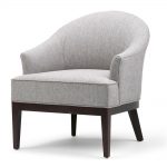Louise Tub Chair in Grey Linen Look Fabric