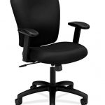 HON HVL220.VA10 Mid Back Task Chair - Fabric Computer Chair with Arms for  Office