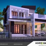 1690 sq ft 3 Bedroom House Design for Middle Class Family
