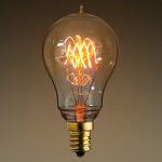 25 Watt - Vintage Light Bulb - 3.5 in. Length - Amber Tinted