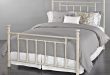 Blake Iron Bed by Wesley Allen - Rustic Ivory Finish